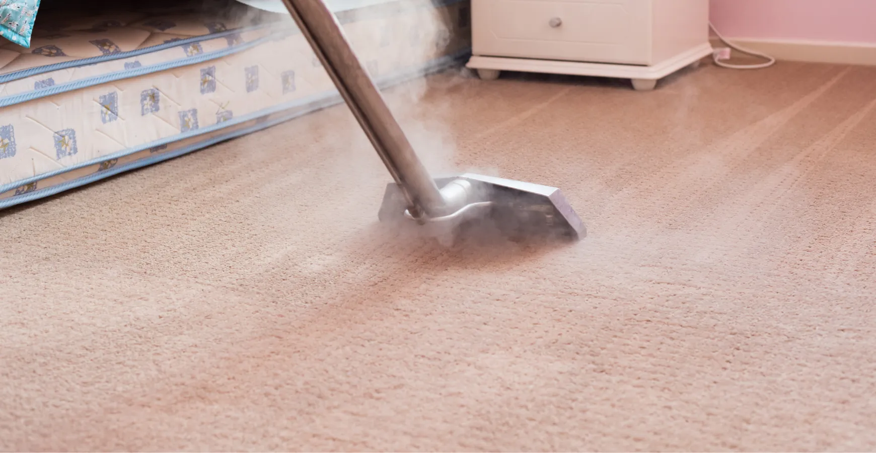 Bedroom carpet deep cleaning project Los Angeles